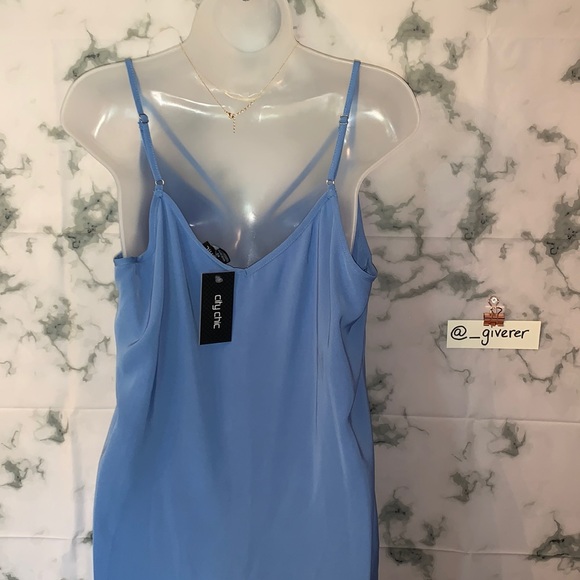 XS / 14W Blue Bell STRAPPY WOVEN CAMI CITY CHIC - Picture 4 of 16